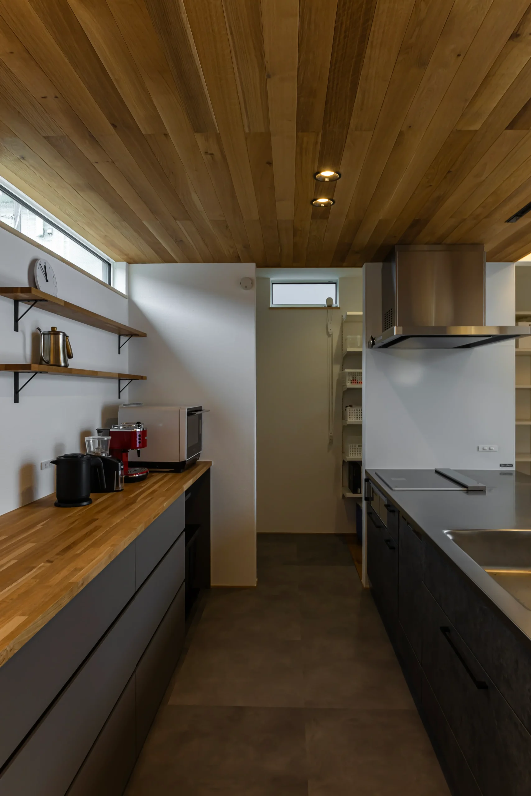 美しい木張り天井