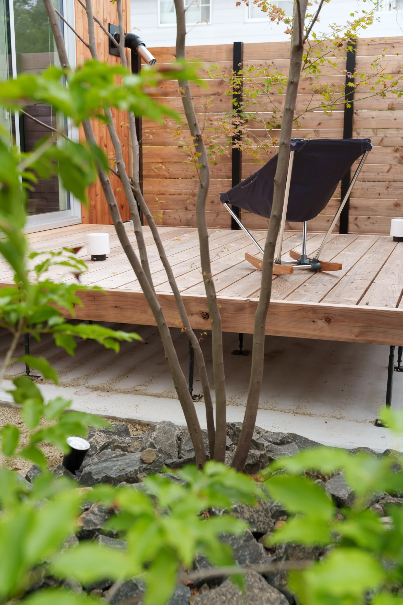 憧れのウッドデッキ